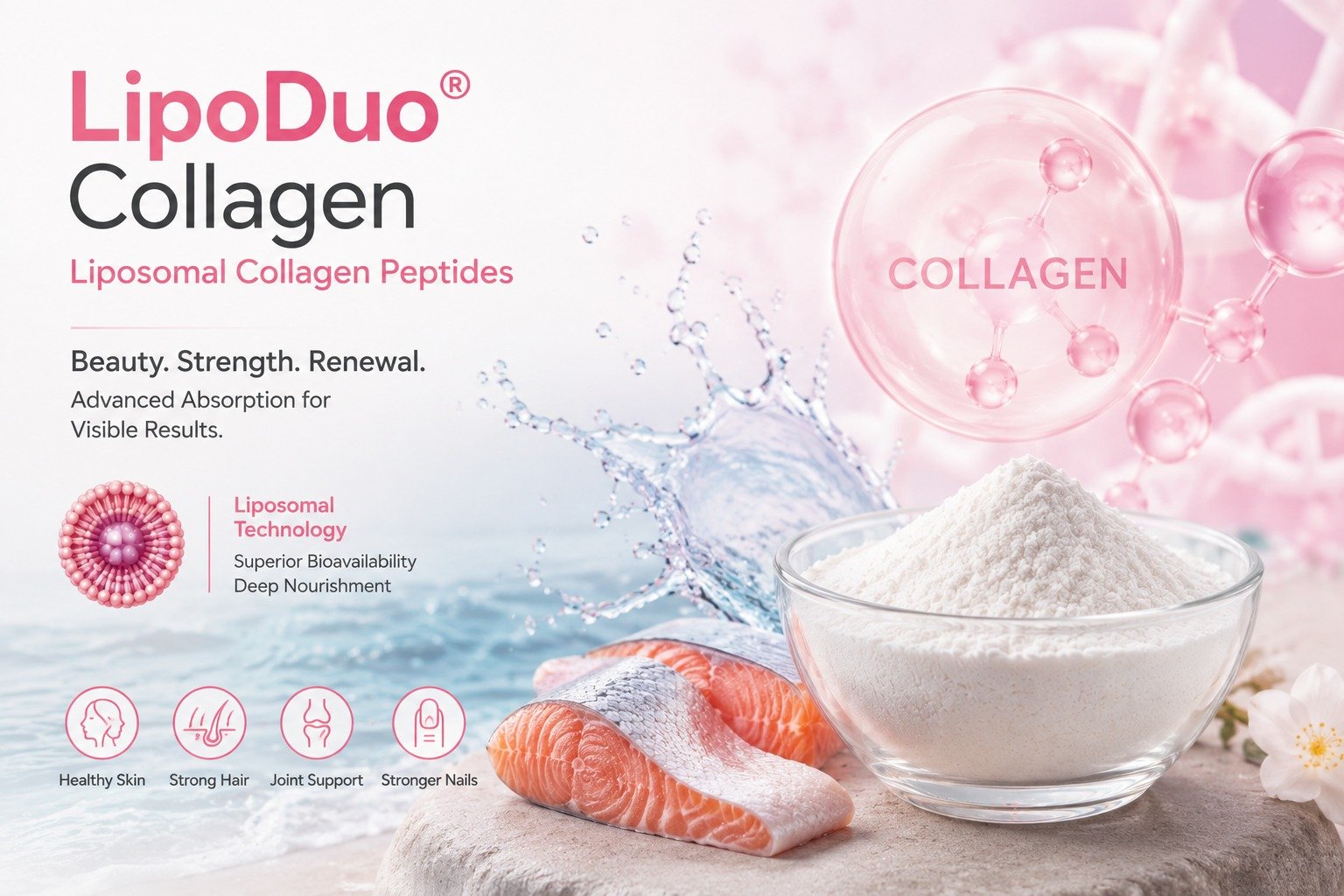 Collagen product artwork